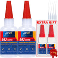 JXVX 50g 4pcs 502 Instant Strong Adhesive Super Liquid  Cyanoacrylate Universal Instant Glue for Resin Ceramic Metal Glass Fast Dry Glue,waterproof super glue extra strong.