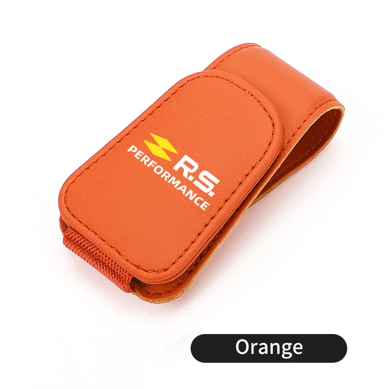Magnetic Car Glasses Holder Sunshade Platep Card Ticket Clip For Renault Arkana Captur Twingo Talisman RS Line Logan Duster