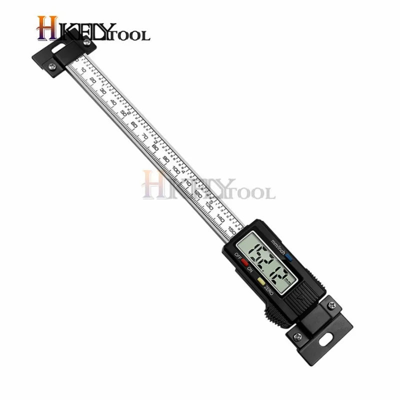 Electronic Digital Caliper Level 0.01 mm 0-150mm LCD Plastic Calipers Vernier Measuring Tools Digital Horizontal Ruler