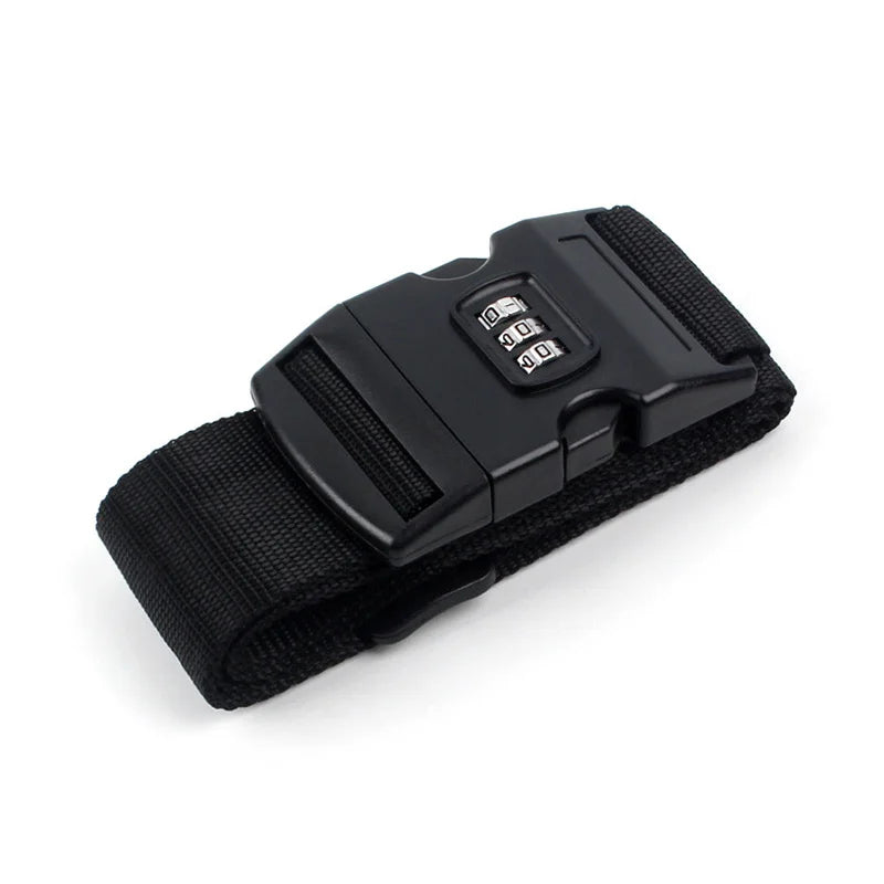 Adjustable Luggage Belts Strong Elastic Extra Safety Travel Suitcase Luggage Baggage Security Straps Tie Belt Carry On Straps
