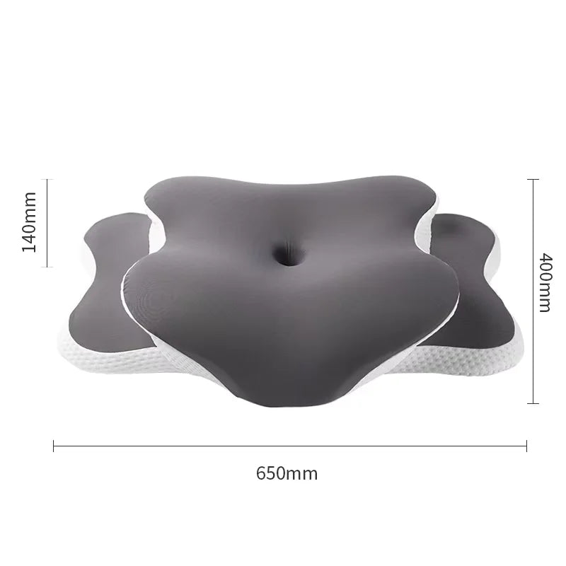 Memory Foam Contoured Cervical Pillow Orthopedic Neck Pain Relief Support for Side Back Stomach Sleepers Gift