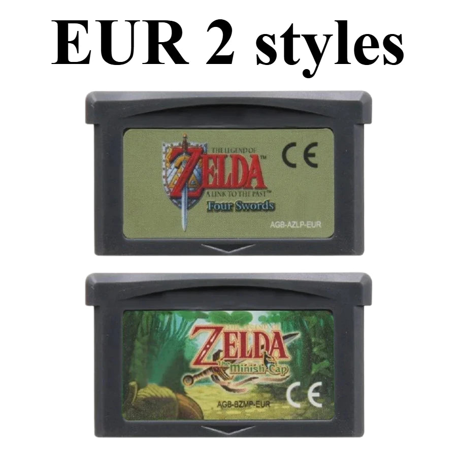 32 Bit Video GBA Game Cartridge Game Console Game Card Link To The Past Awakening DX Minish Cap EUR/USD Version