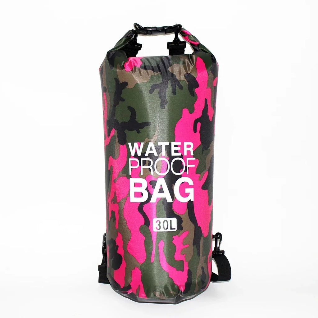 Men's and women's waterproof bags, outdoor sports bags, suitable for swimming, boating, kayaking, rafting and traveling