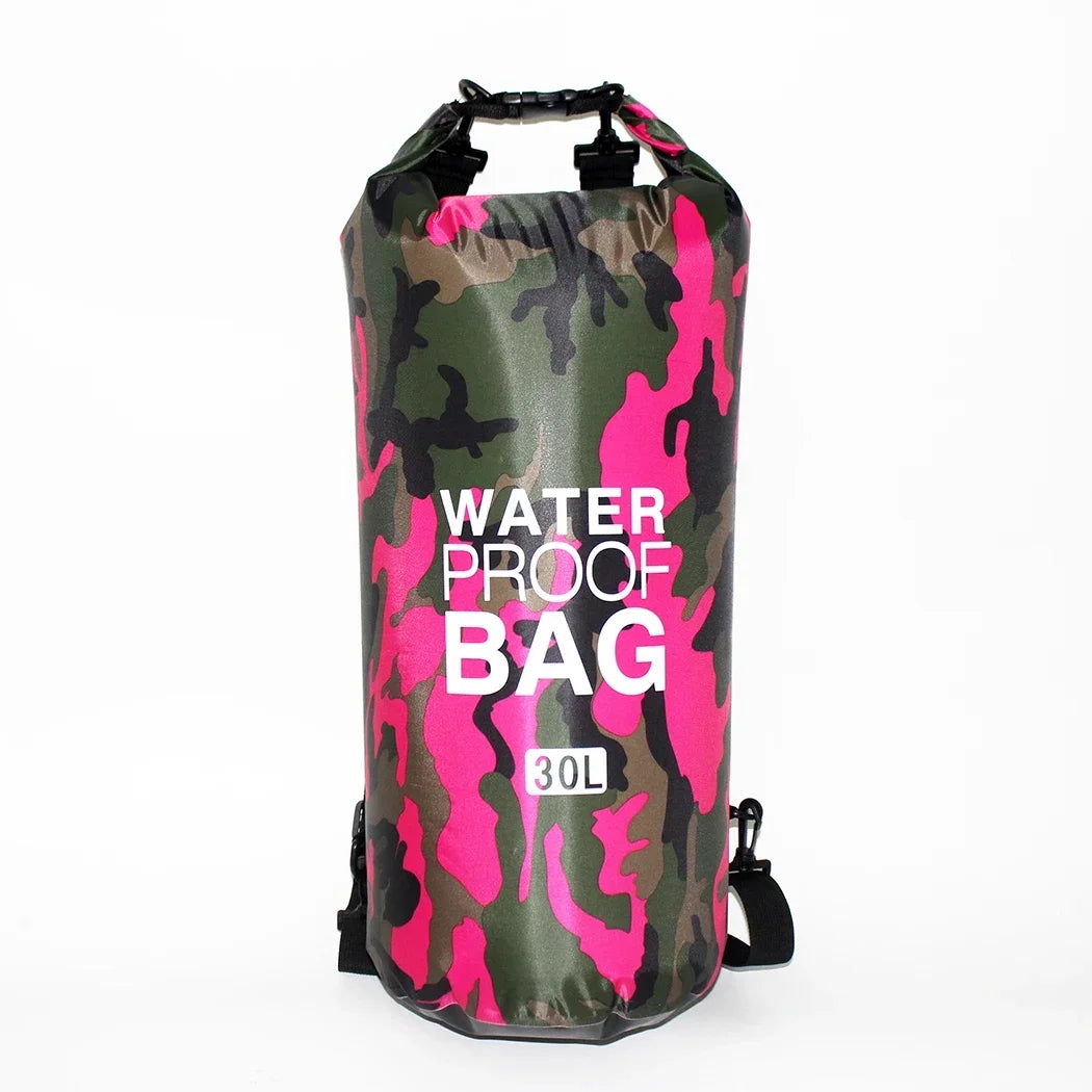 Men's and women's waterproof bags, outdoor sports bags, suitable for swimming, boating, kayaking, rafting and traveling