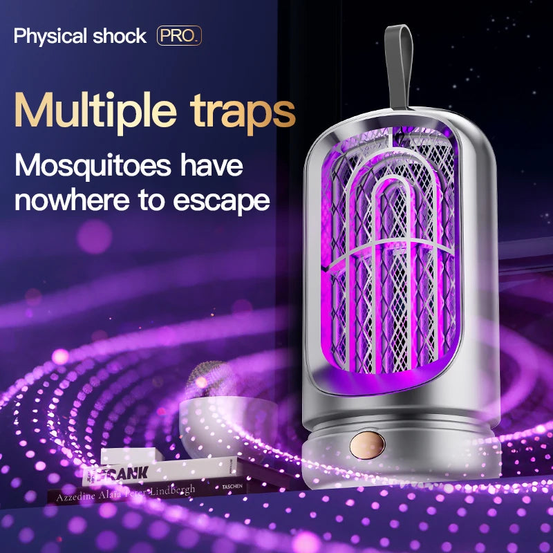 Anti-mosquito Lamp Mosquito Killer Lamp Electronic Fly Zapper Rechargeable Mosquito Repellent Outdoor Insect Trap
