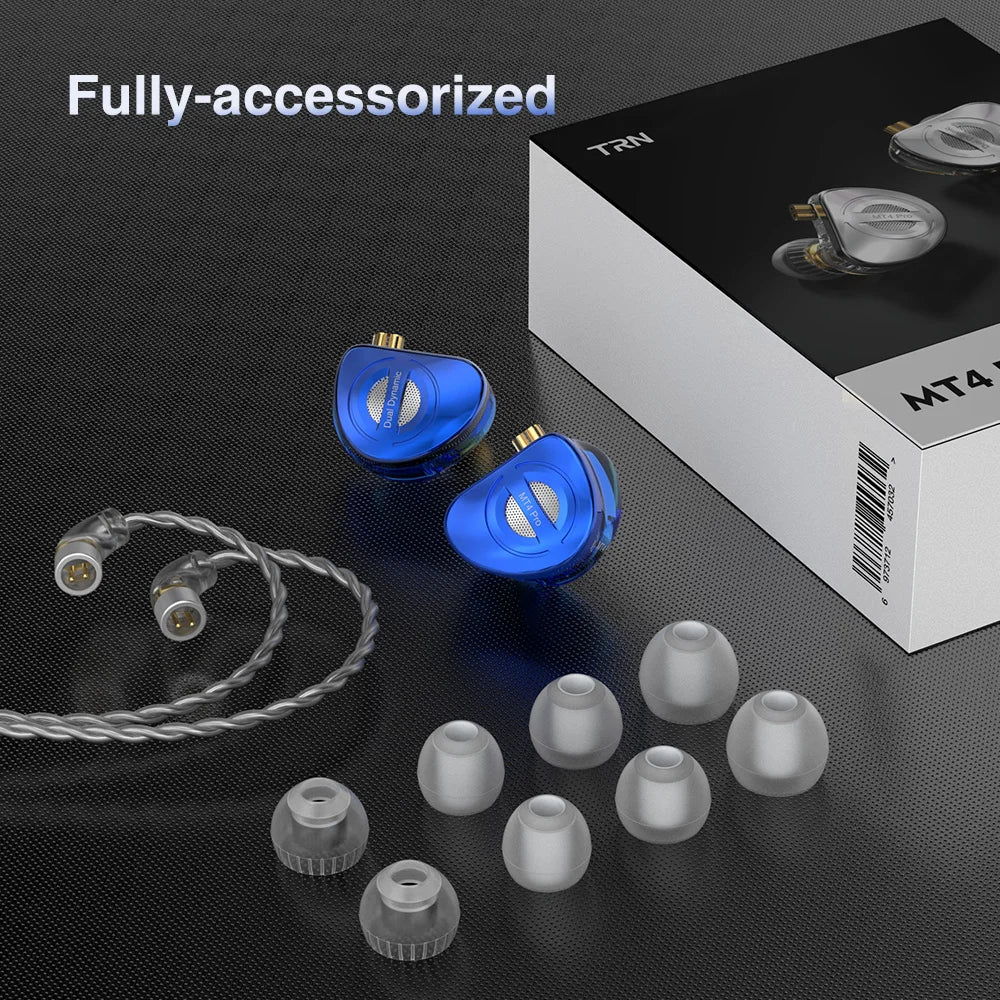 TRN-MT4 Pro Earphone Lucky Bag 2DD Earphone Wired Included V90pro+FZFT1+ FZmax+FZZS1+ STM+ST1 Earphone Lucky Bag ABC