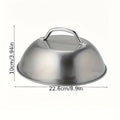 Barbecue Tool Barbecue Cover, Stainless Steel Oven Dome Cover, Outdoor Camping Picnic Cooking Accessories