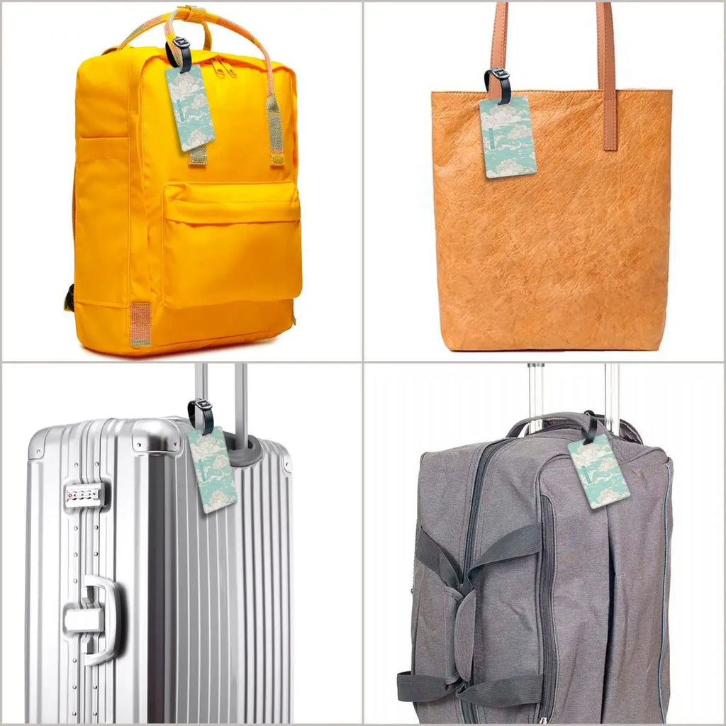 Custom Mo Dao Zu Shi Gusu Lan Logo Luggage Tag The Untamed TV Show Travel Bag Suitcase Privacy Cover ID Label