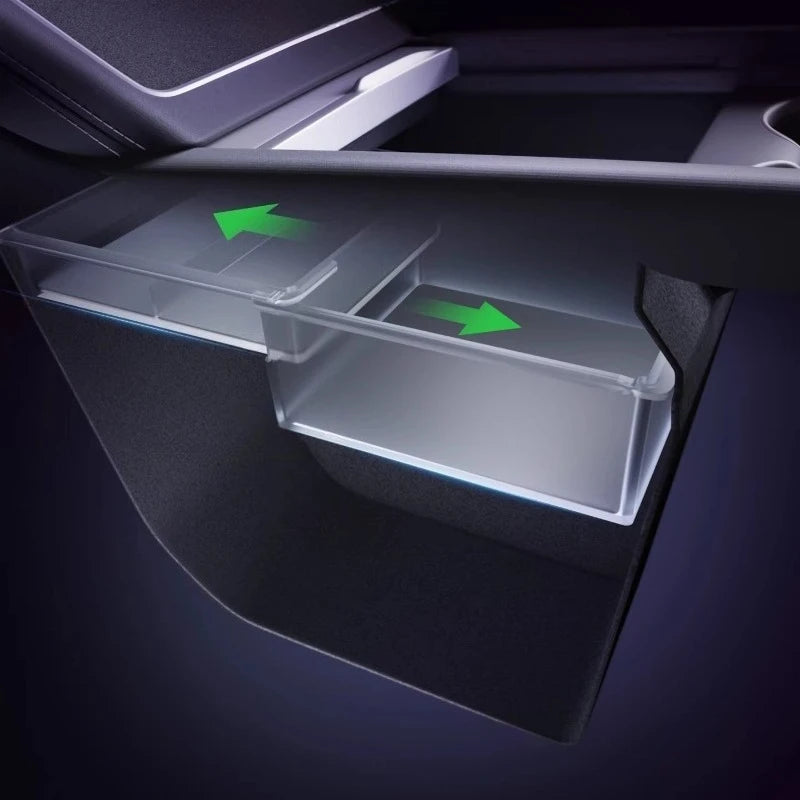 For Tesla Model YL/Y/3 Highland Central Control Storage Box Armrest Box Storage Car Car Interior Modification Accessories Tools