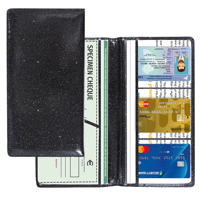 Simple Stylish Driver's License Car Registration Certificate Holder Document Cover Ticket Storage Anti Magnetic Card Bag