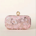 New embroidered dinner bag light luxury fashion handbag handmade beaded banquet bag women's small fragrance can be replaced