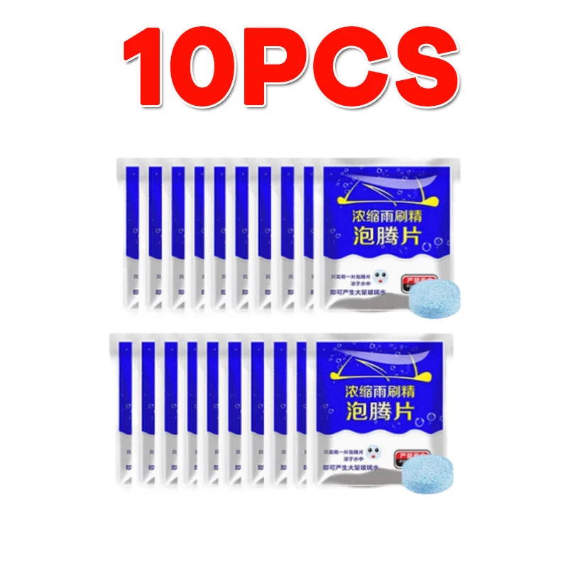 50/30/20/10/5PCS PCS Car Effervescent Tablets Windshield Cleaner Windscreen Wiper Washing Window Cleaning Tabet Solid Washer