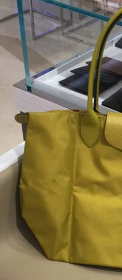 2026 Lightweight Foldable Nylon Shoulder Bag Ladies Water Resistant Shopping Tote Bag Large Handbag for Travel Daily Office