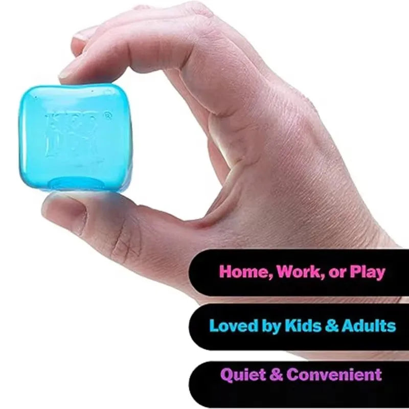 2026Nee DOH Nice Ice Baby Fidget Cube Set 4 Pack Super Solid Squish Sensory Toys Non-toxic Squeeze Toys for ADHD and Autism Gift