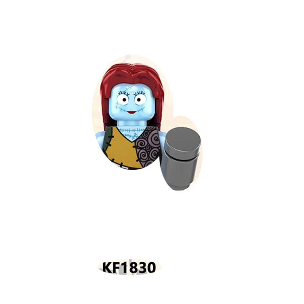 WM839 Horror Movie Zombie Building Blocks Bricks Dolls Mini Action Toy Figures Assemble Blocks Kids Gifts
