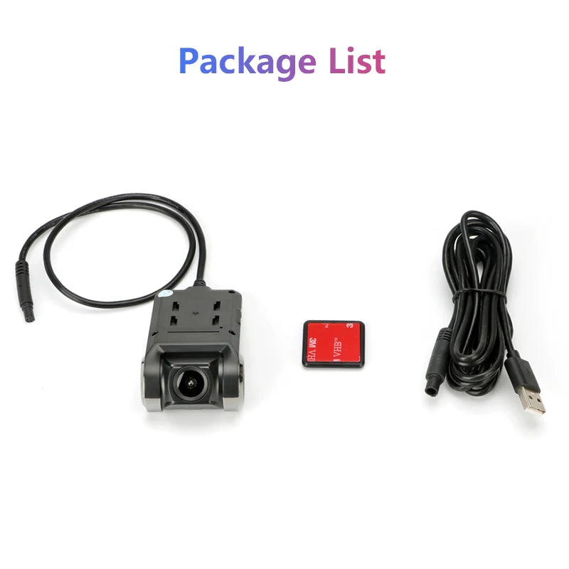 JMCQ Car Dvr ADAS Usb HD Camera Dvr 1080P For Android Car DVD Player Navigation Auto Audio Voice Alarm LDWS Support TF Card
