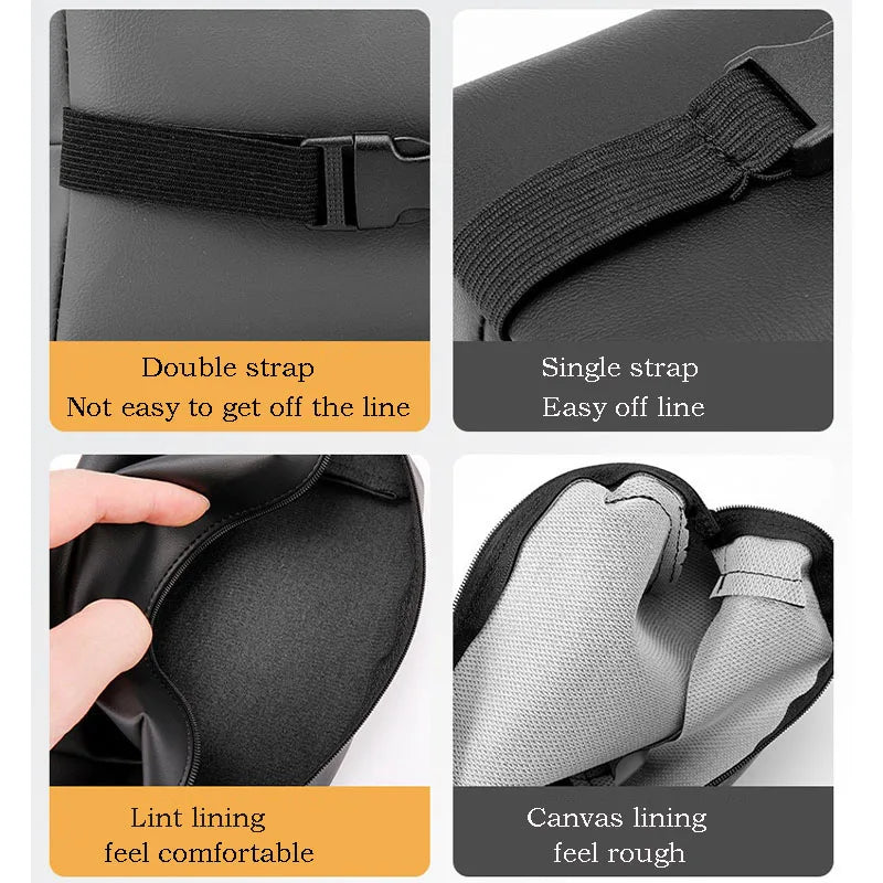 Car tissue bag seat back sun visor hanging tissue bag for SEAT Leon 5f Mk2 Mk3 Tarraco Cupra Mii