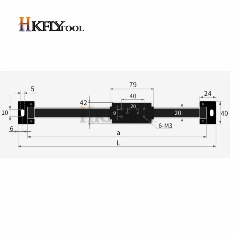 0-150/200/300/400/500mm 0.01 mm DRO Magnetic Remote Digital Readout Digital Linear Scale External Display Measuring Tool