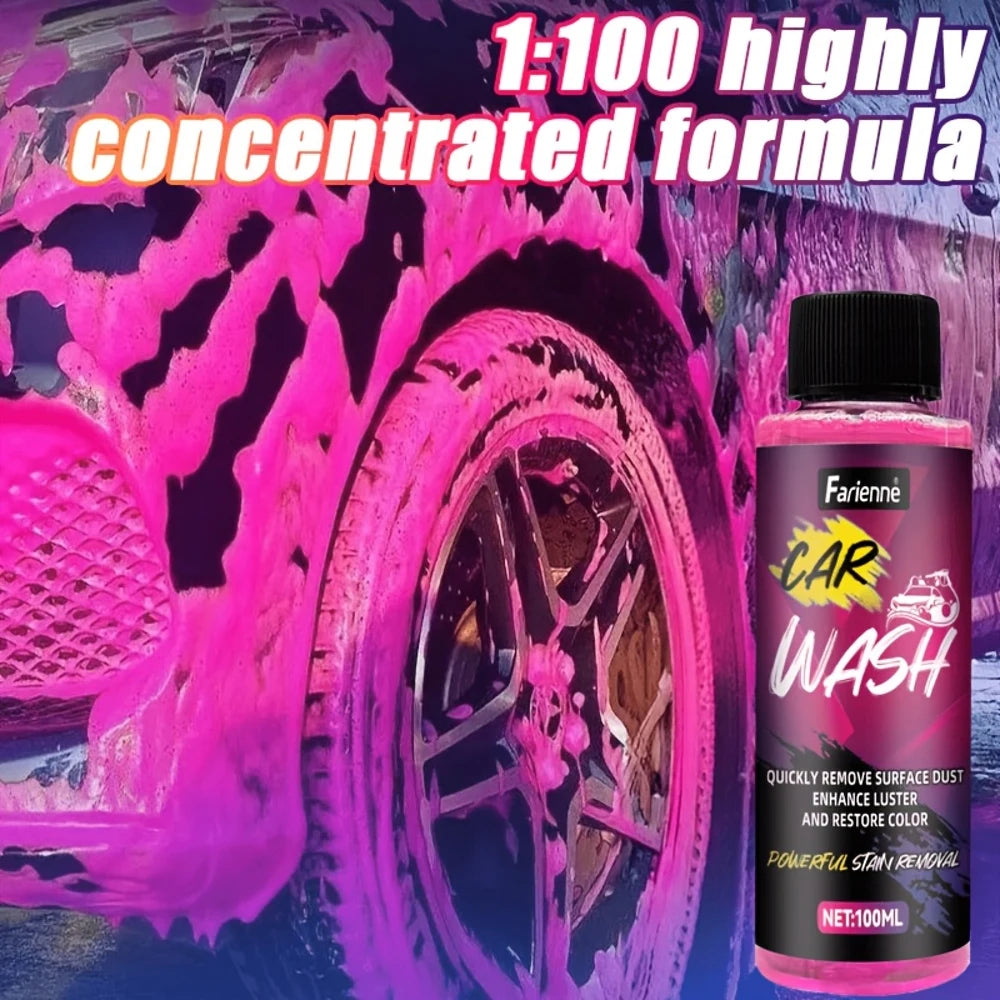 100Ml 1:100 Rich Foam Car Wash - Easy And Effective, High-Foam Formula, Scratch-Free Car Wash Preparation, Highly Concentrated C