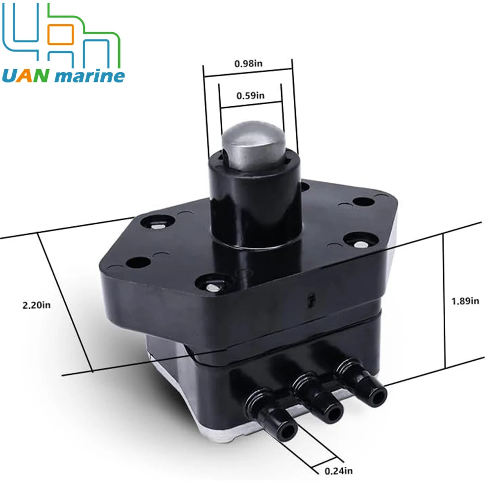 Boat Motor Fuel Pump Assy for Mercury Mariner 826398A1 826398T3 4-Stroke 25 30 35 40 45 50 55 60HP for Yamaha 62Y-24410-00