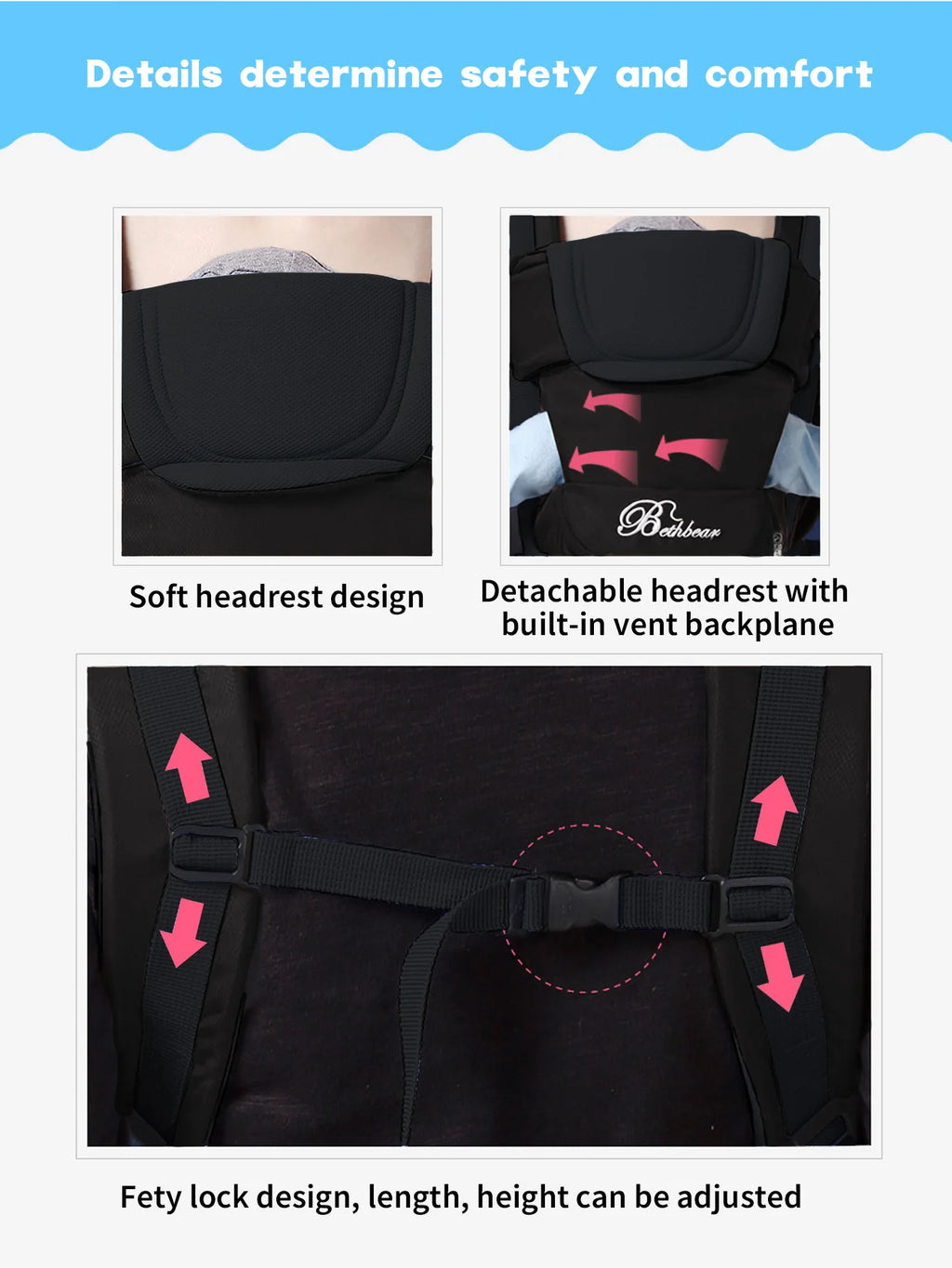 Baby Carrier for Newborns & Toddlers – Ergonomic Hands-Free Design