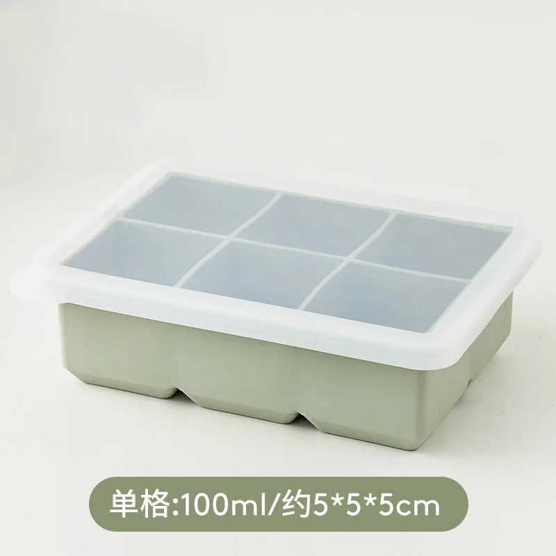 Creative Hexagon 37 Grid Ice Making Honeycomb with Lid Silicone Moulds Refrigerator Homemade Ice Mold Household Ice Making box
