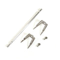 Stainless Steel Rotation Air Fryer Fork Roast Chicken Skewer Fish Meat Grilled Rack Roaster Forks BBQ Tools Oven Accessories