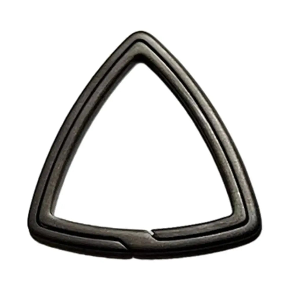 Titanium Key Ring Super Lightweight Titanium Keychain Toasted Blue TC4 for Key Rings Holder Quickdraw Tool Creative Keyring