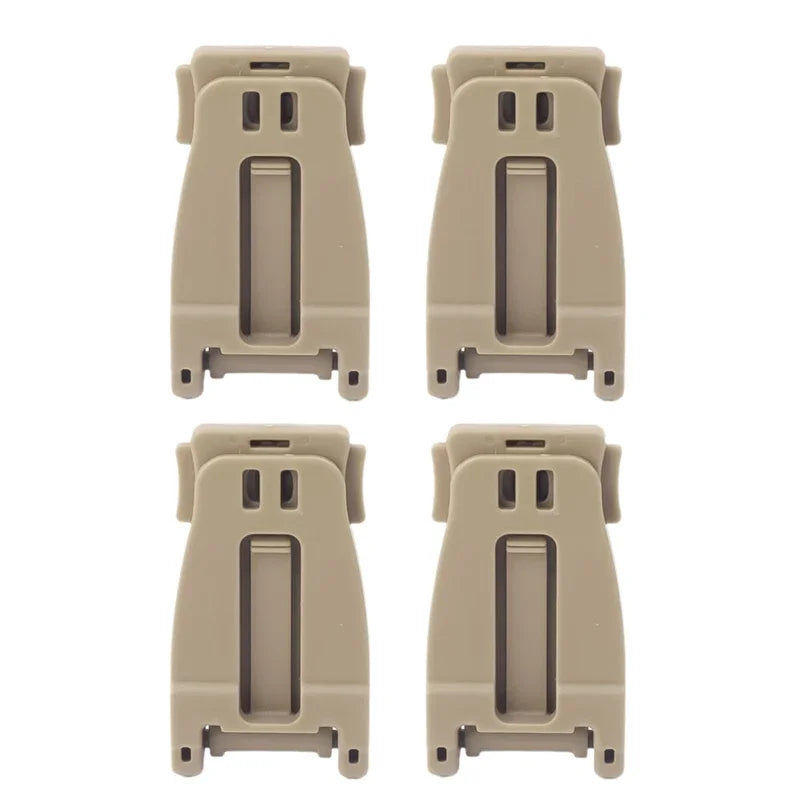 6/2pcs Outdoor Army Rucksack Accessory Molle System Webbing Buckle Clip Backpack Mounting Buckle Camping & Hiking Gadgets