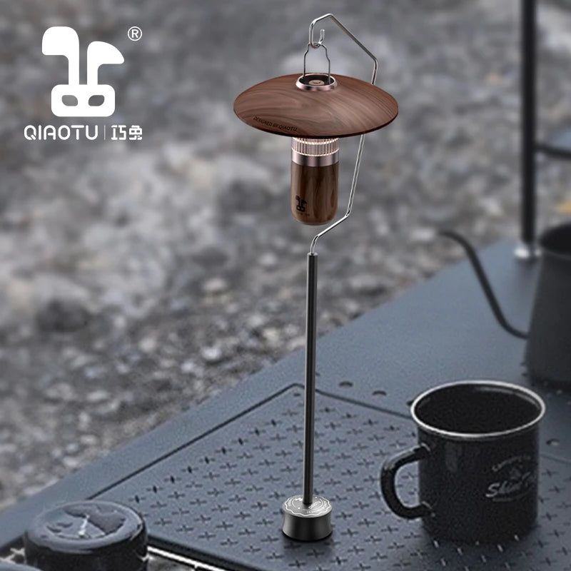 TARKA New Camping Lantern Stand Magnetic Base Light Hangers Ultralight Detachable Desktop Light Holder IGT Table Accessories