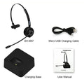 Hot Wireless Telephone Headset With Microphone Bluetooth Headphone for Office Call Center Handsfree Noise Reduction Earphones