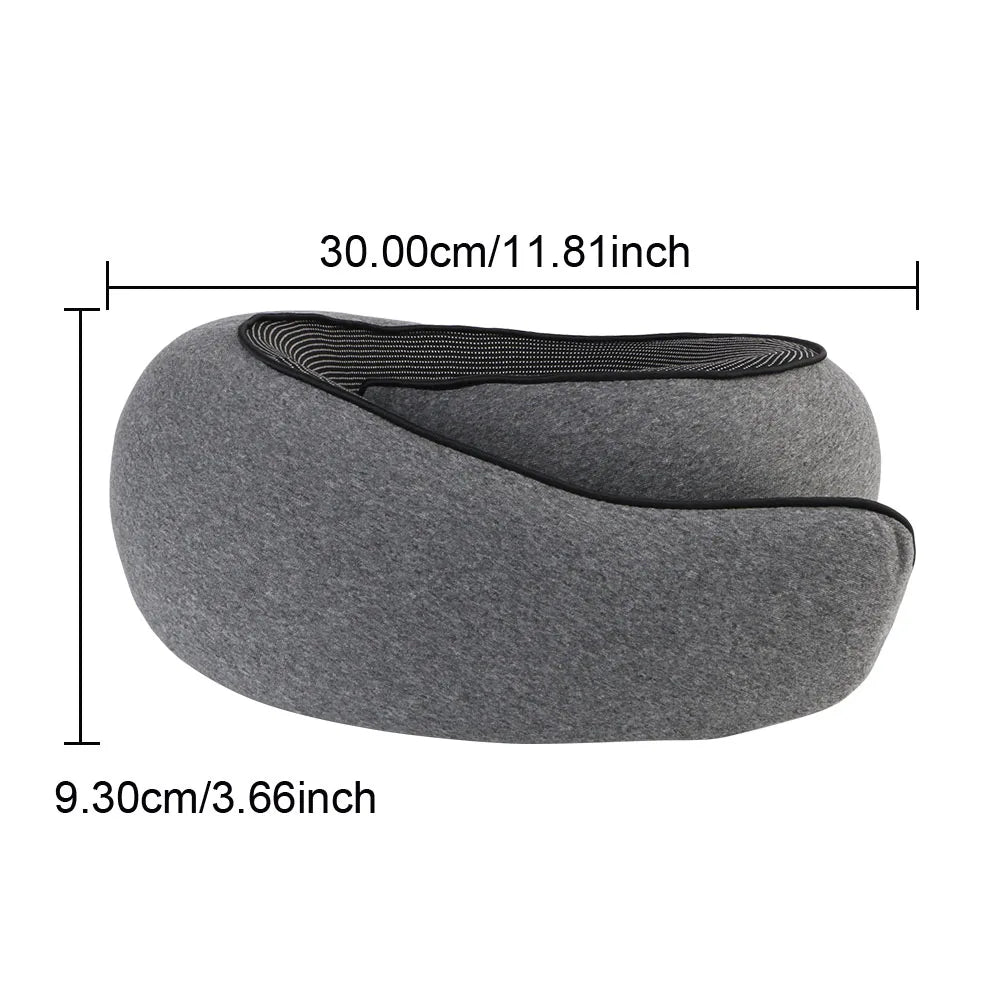 Portable U-shaped Pillow Memory Foam Snail Pillow Soft Noon Break Sleep Pillows Travel Neck Support Travel Neck Pillow Gifts