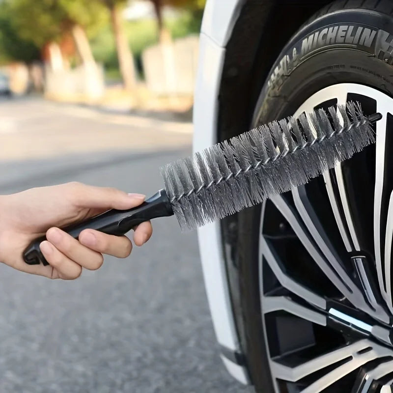 Car Wash Wheel Brush Tire Brush Special Brush Inner Car Wash Artifact Brush Car Washing Tool Washing Brush Cleaning Brush