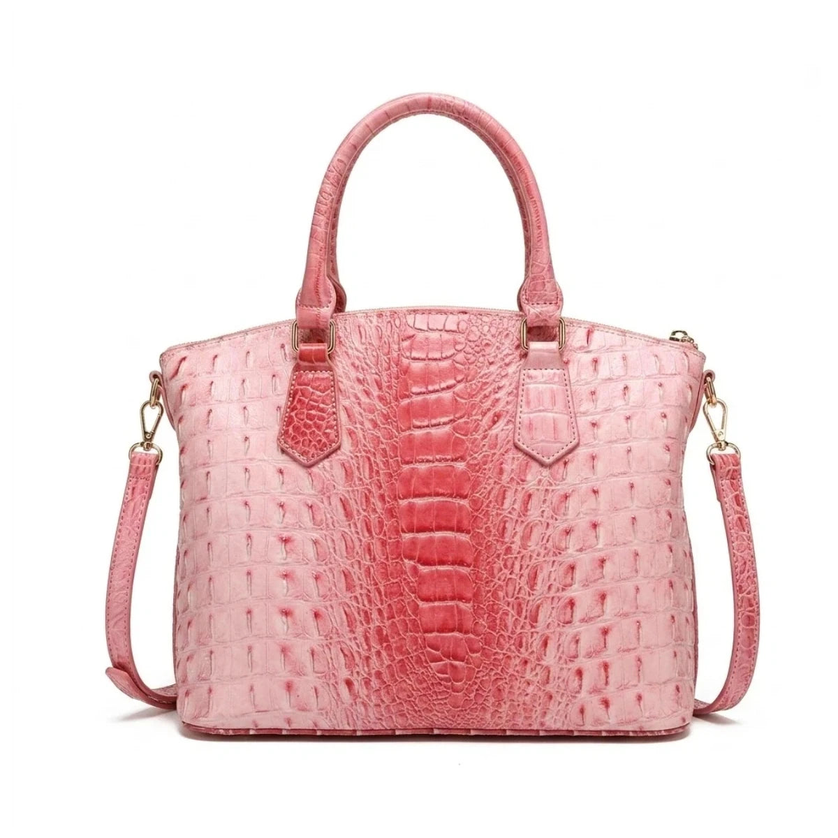 Embossed Dome Tote Bag for Women Convertible Top Handle Shoulder Bag with Detachable Strap Zipper Closure Lightweight Portable Daily Purse Ideal for Outdoor Hiking Camping Travel Weekend Getaway Daily Commute Casual Outing an