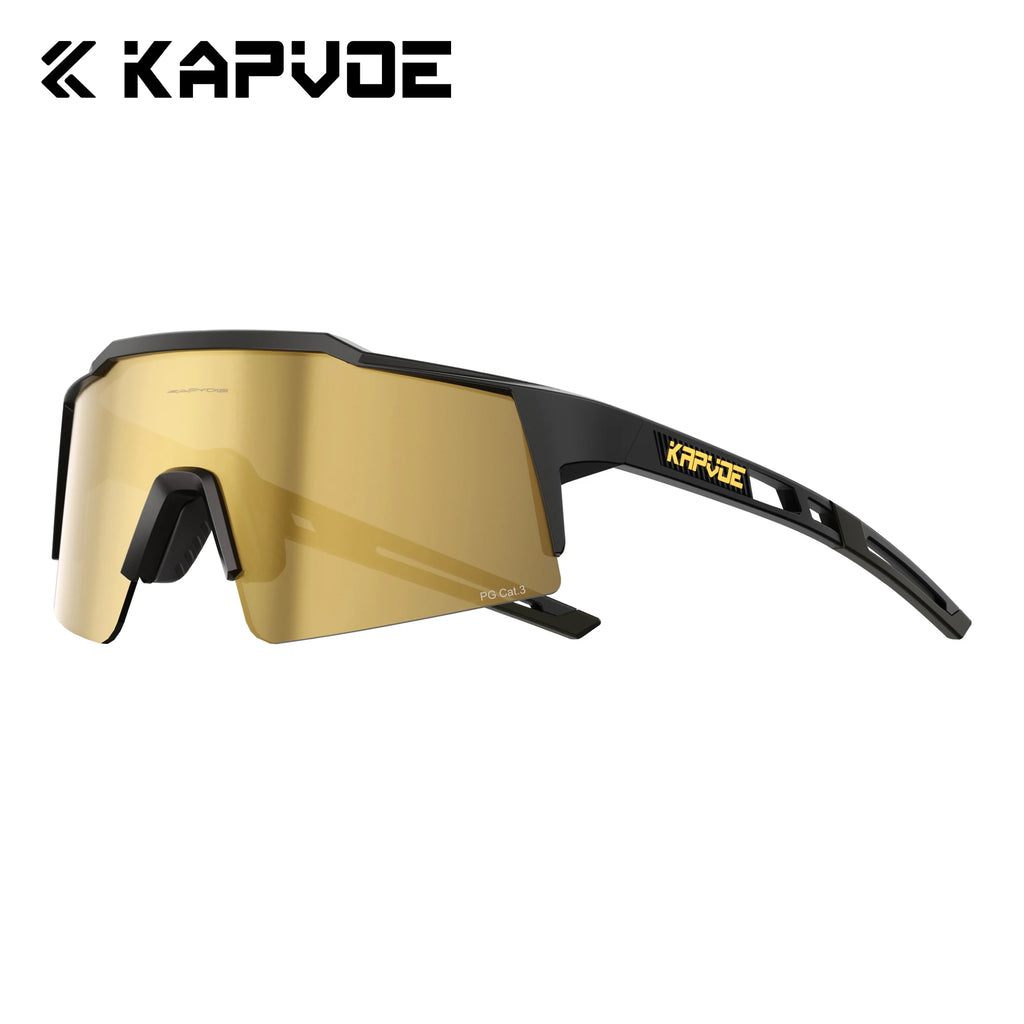 KAPVOE UV400 Polarized Anti-Glare Outdoor Sports Sunglasses Hiking Surfing Fishing and Casual Glasses Stylish Unisex Sunglasses