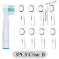 S 2-8Pcs Colors Toothbrush Dustproof Covers Caps Compatible with Braun Oral B & iO Series Electric Toothbrush Head Protector