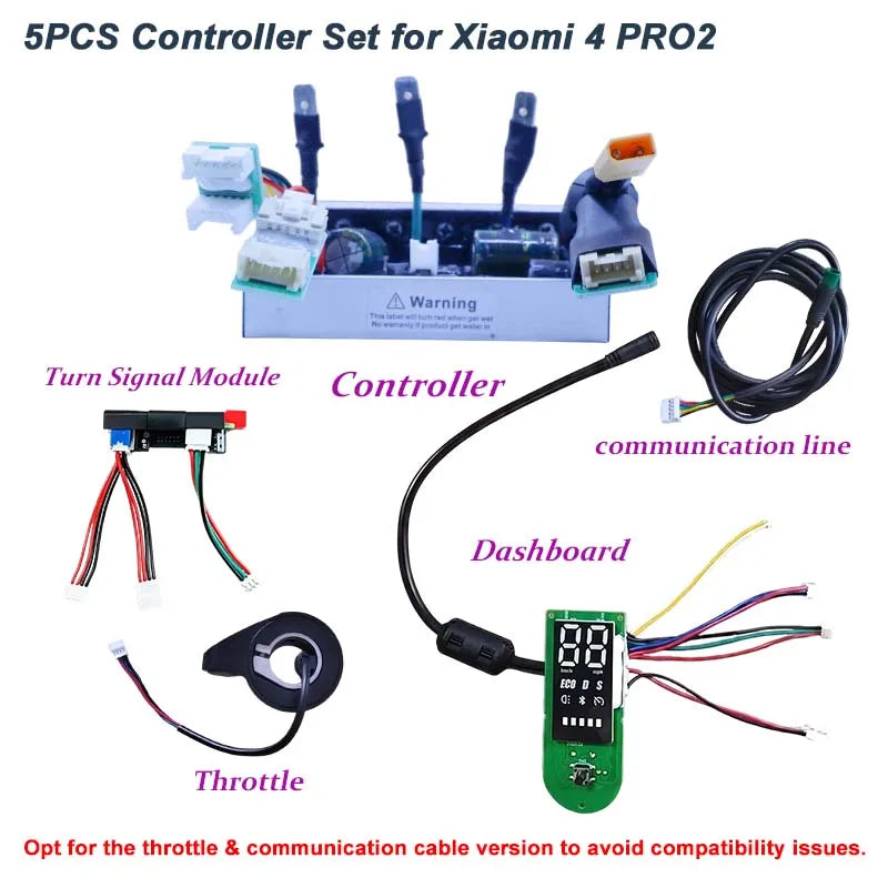 Upgraded 55km/h E-Scooter Controller Kit For Xiaomi 4 Pro2 E-Scooter -Speed Unlock, Motor Self Learning Motherboard Replacement