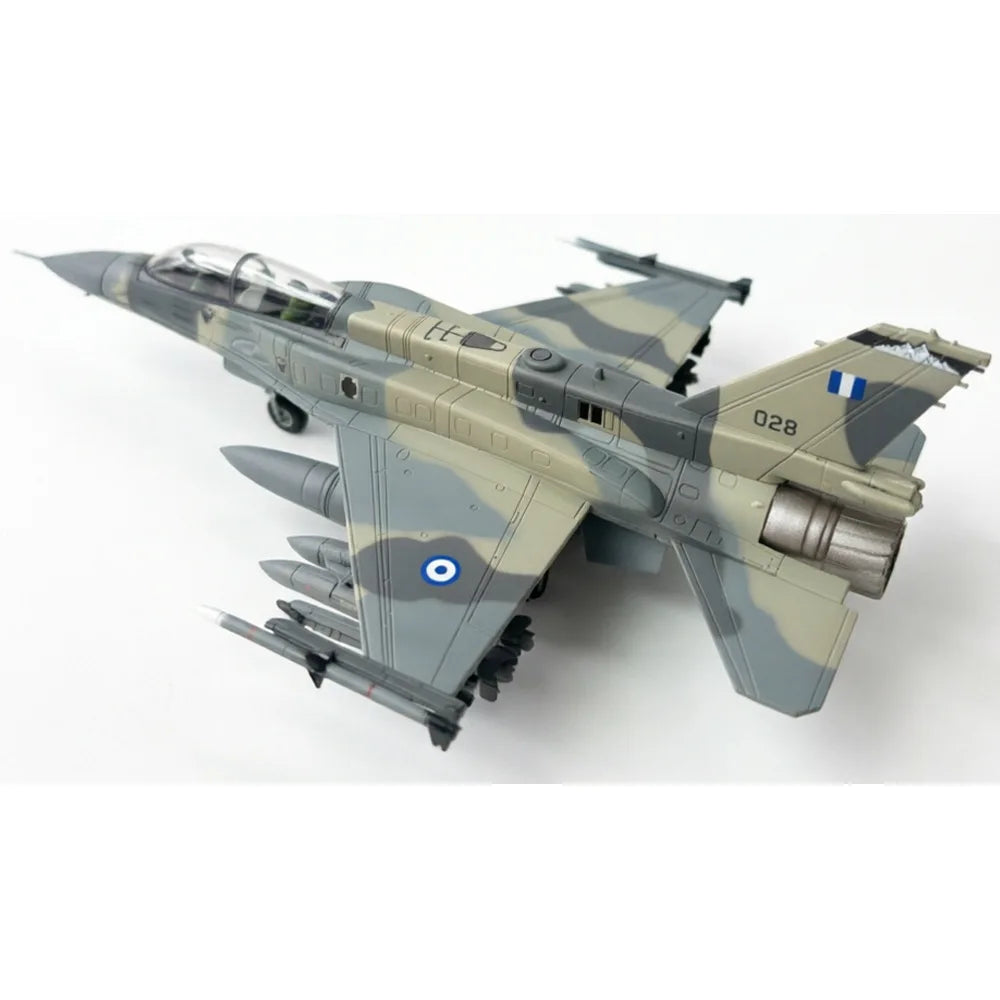 1/72 US F-16D Fighter Aircraft Model Diecast Aircraft Alloy Ghost Air Force Fighter Finished Toy Boy Gift Desktop Display Decor