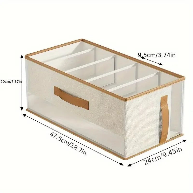 Clear Handbag Organizer For Closet Purse Storage Box Dustproof Divider With PU Leather Handles Space Saving Boutique Display