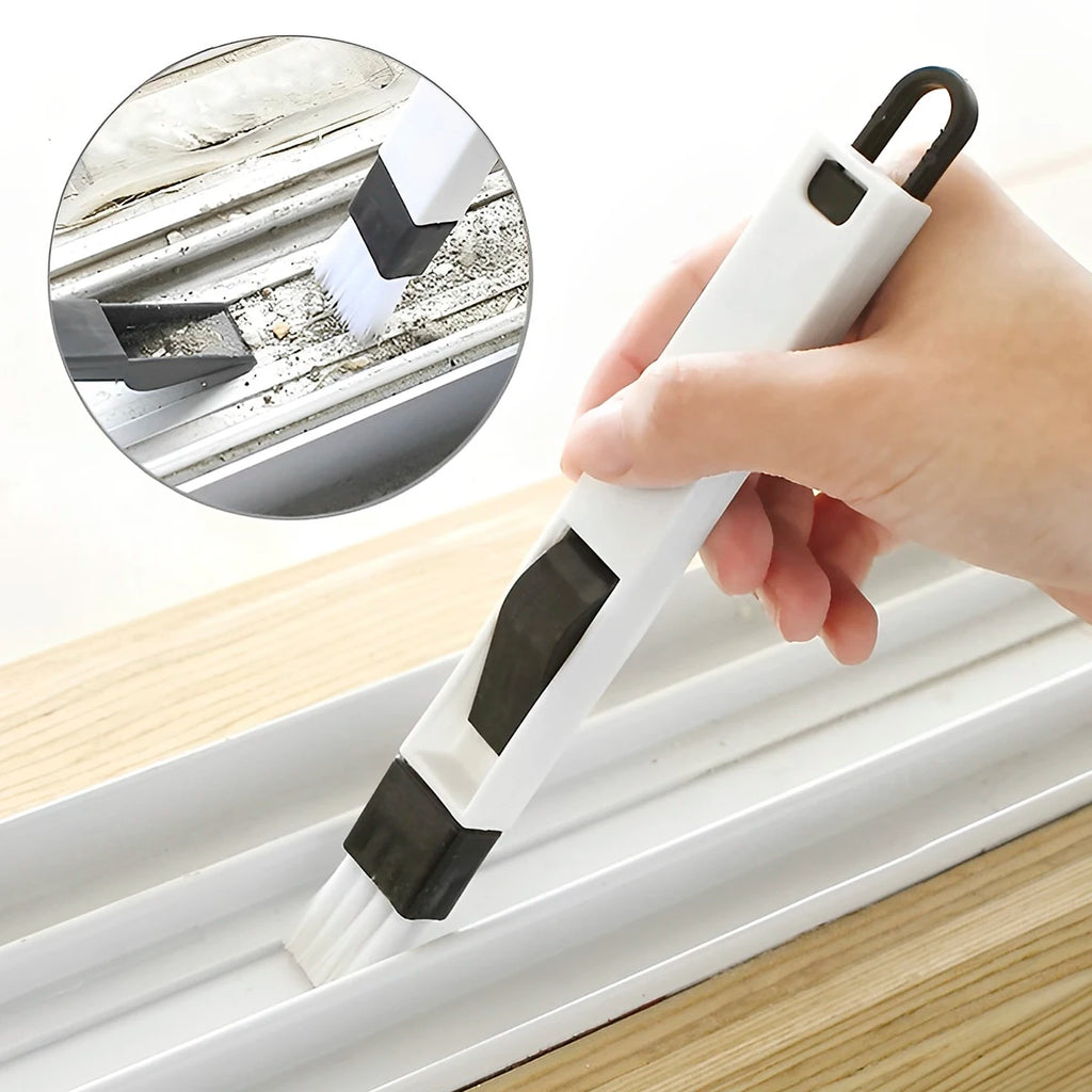 9 Pack Groove Cleaner Brush Set Multipurpose Hand-held Cleaning Brush Deep Cleaning Reusable Tile Joint Scrub Brush