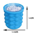 1PC Silicone Ice Cube Maker Portable Bucket Wine Cooler Beer Cabinet Space Saving Kitchen Tools for Whiskey Drinking