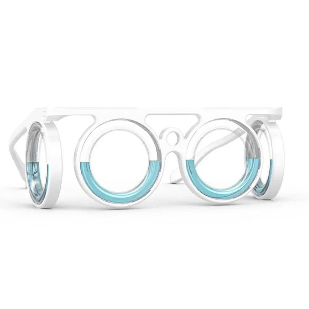 Carsickness Anti-Motion Sickness Glasses Water Filled Ultra-Light Seasickness Glasses Airsickness Portable Nausea Relief Glasses