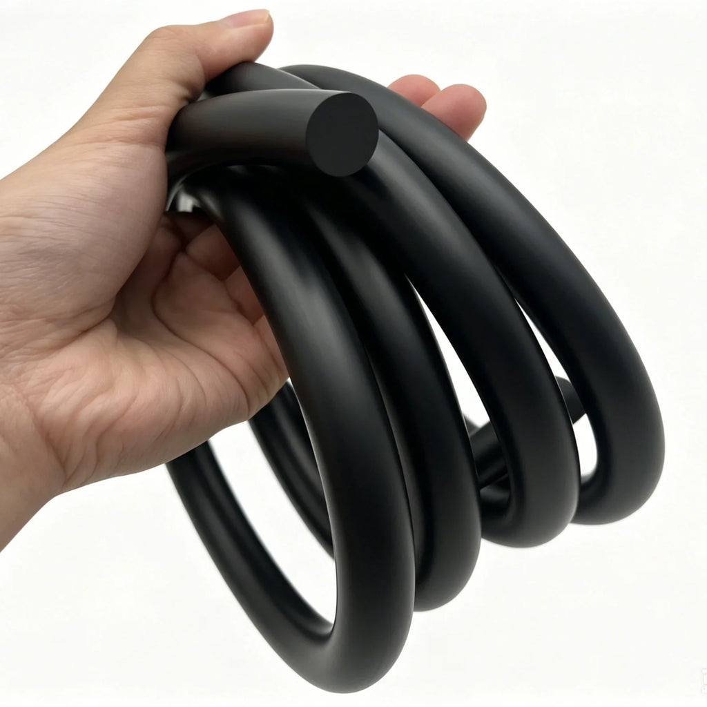 20/10/5/2M Black NBR sealing strip Dia 0.8mm~10mm Acid alkali/oil/wear/oil pump pipeline special sealing tape