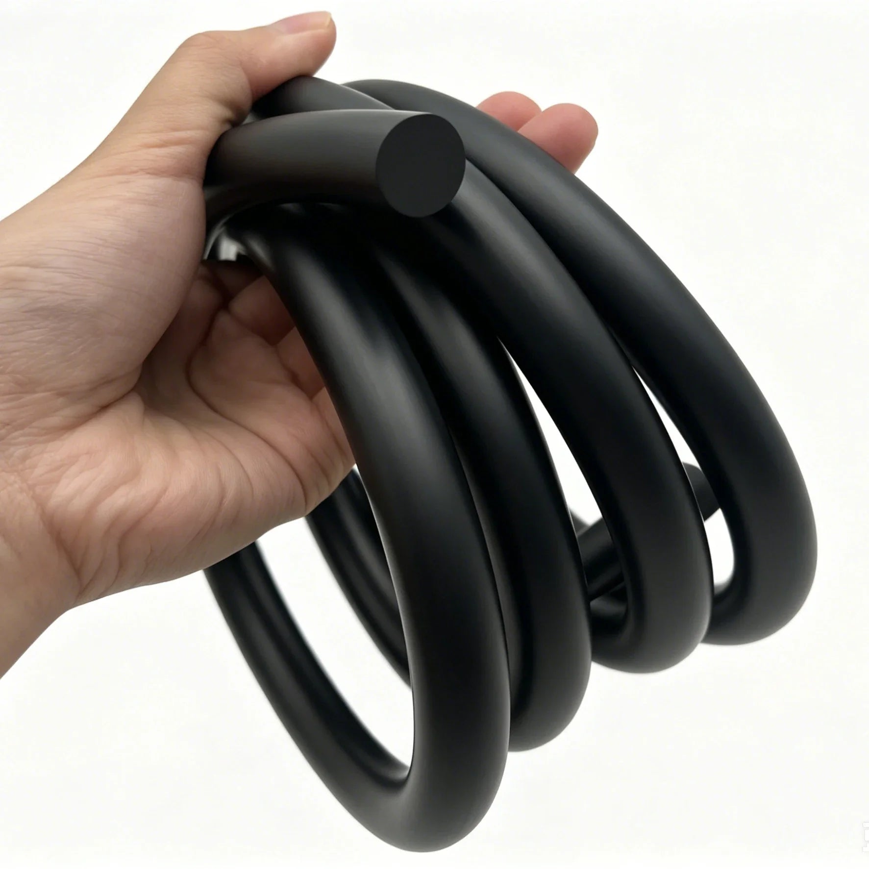 20/10/5/2M Black NBR sealing strip Dia 0.8mm~10mm Acid alkali/oil/wear/oil pump pipeline special sealing tape