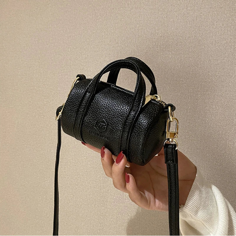 Women's Fashion Mini Bags Soft PU Leather Shoulder Bags Lipstick Organizer Earphone Key Coin Money Storage Pouch Crossbody Bag
