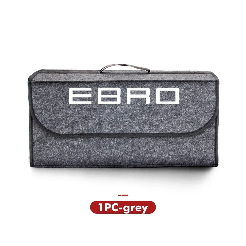 Car Logo Trunk Storage Box, Large Capacity Tool Organizer Bag Car Accessories for Ebro S700 S800 S900 S400
