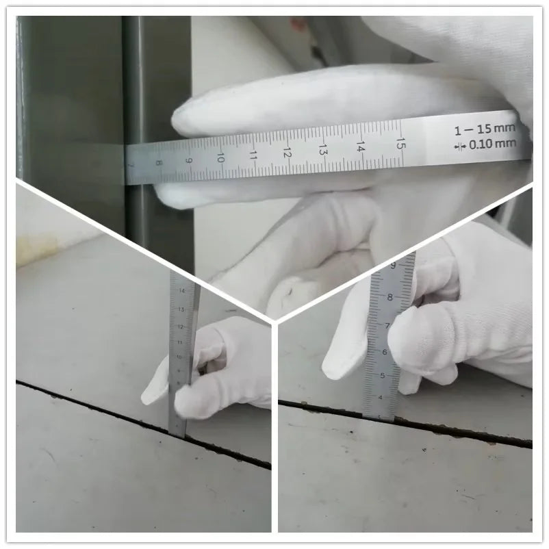 Wedge Feeler Gauge 1-15mm 0.5-10mm 0.4-6mm Crack Flatness Layout Insert Welding Taper Measure Tool for Precision Measurement