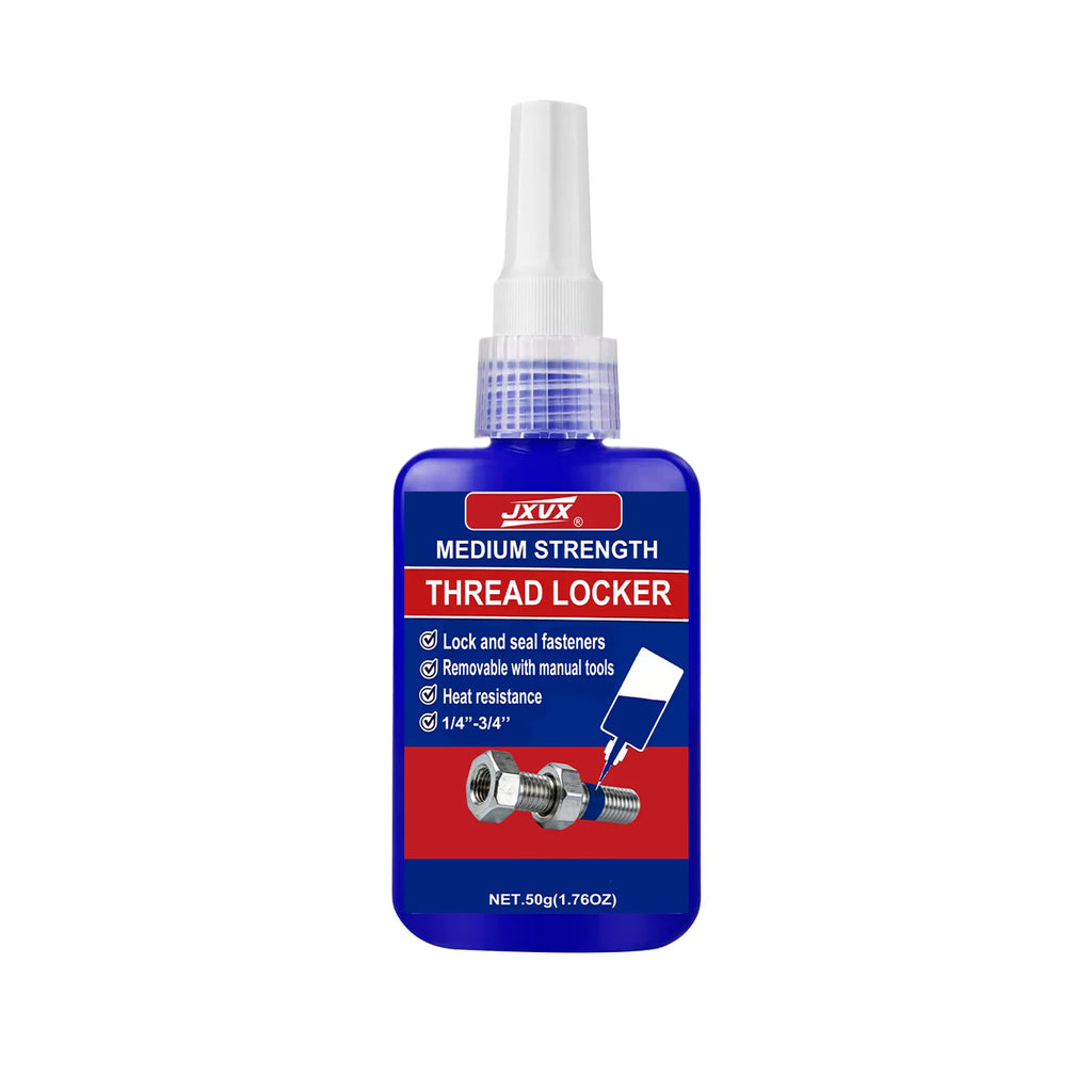 New 50ml Screw Glue, Fast Curing Thread Fixing Agent, Anaerobic Adhesive, Corrosion Resistant, Anti-Shedding, Medium Strength Blue Thread Fixer