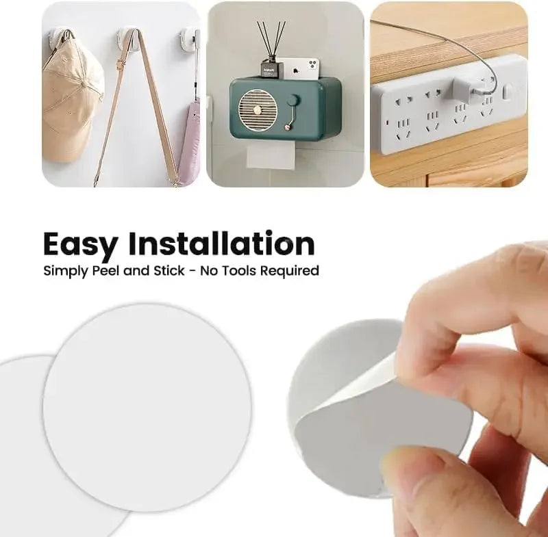 5-30Pcs Round Double Adhesive Sided Tape Fastener Strong Adhesive Acrylic Sticker for Car Holder GPS Phone Holder Accessories