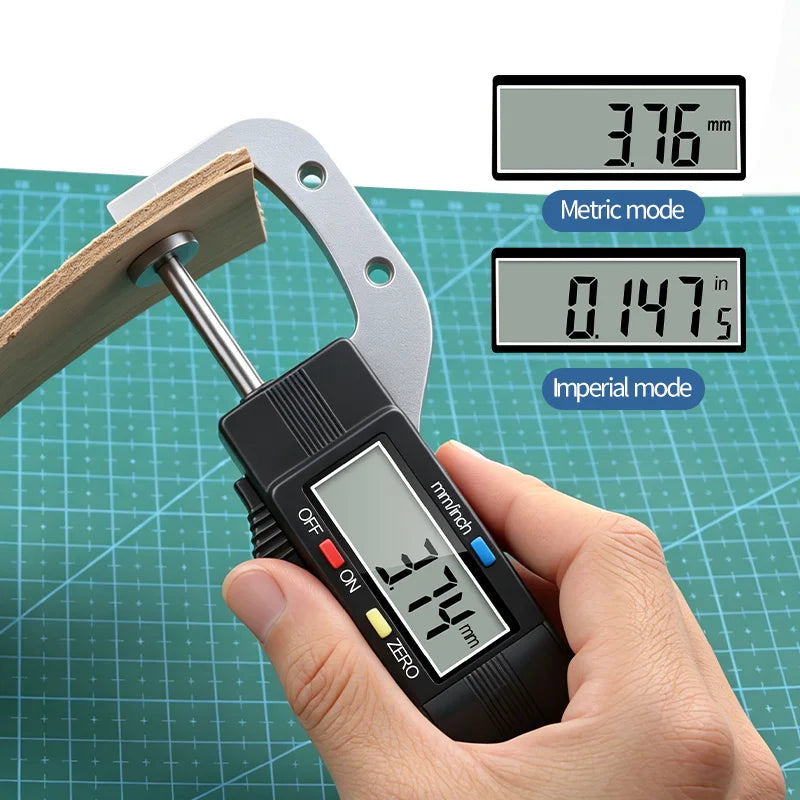 0-25mm Digital Horizontal Thickness Gauge 0.01mm Jewelry Pearl Ruler Round Diameter Metal Measuring Thickness Meter Micrometer